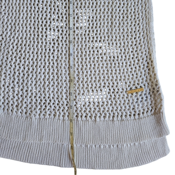Michael Kors White Mesh Sweater Size XS - Picture 5 of 6